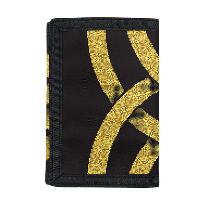Gold Celtic Knot Symbol Print Trifold Wallet
