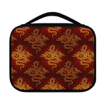 Gold Chinese Dragon Pattern Print Classic Bible Case