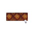 Gold Chinese Dragon Pattern Print Extended Mouse Pad