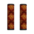 Gold Chinese Dragon Pattern Print Handle Covers
