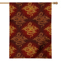 Gold Chinese Dragon Pattern Print House Flag