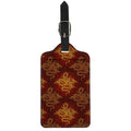 Gold Chinese Dragon Pattern Print Luggage Tag