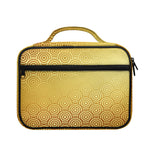 Gold Chinese Pattern Print Briefcase Bible Bag