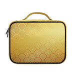 Gold Chinese Pattern Print Briefcase Bible Bag
