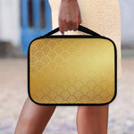 Gold Chinese Pattern Print Classic Bible Case