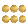 Gold Chinese Pattern Print Coaster Set