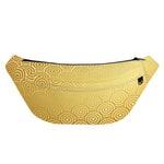Gold Chinese Pattern Print Fanny Pack
