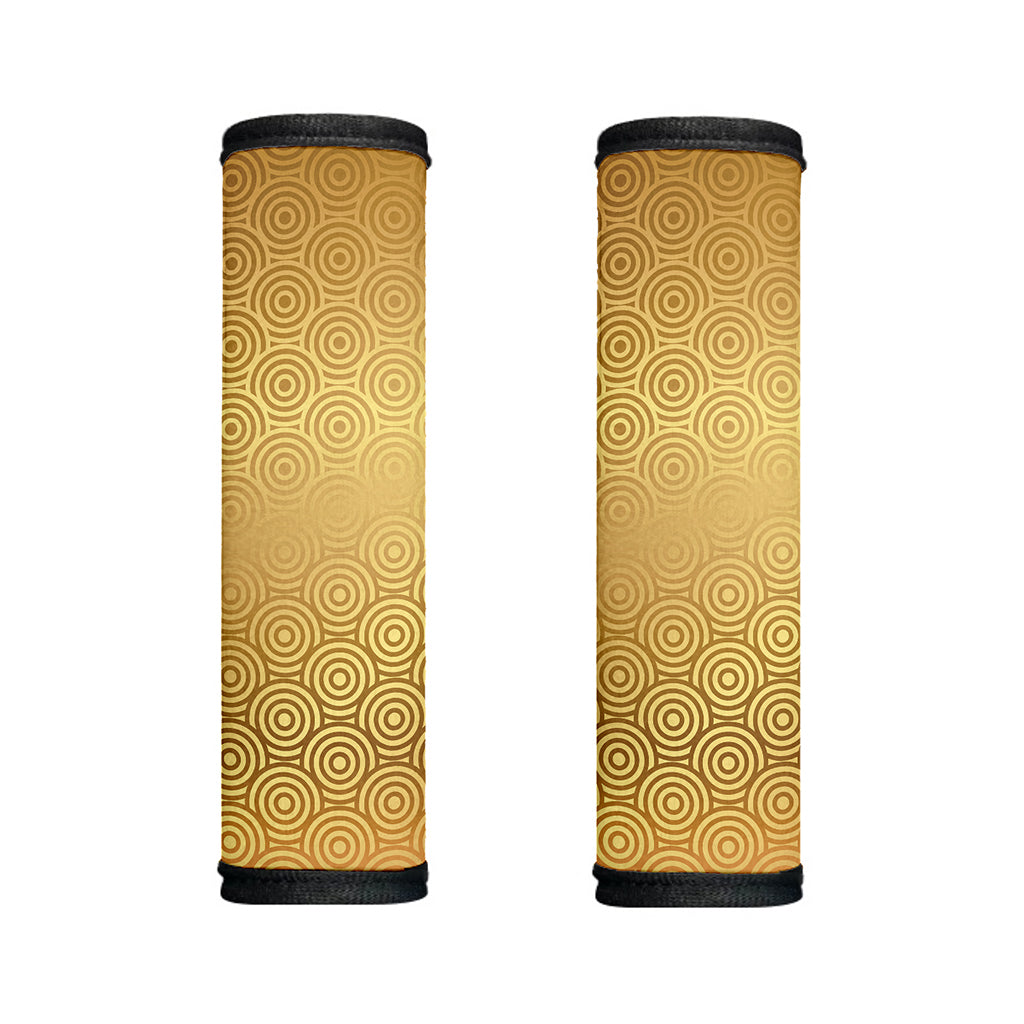 Gold Chinese Pattern Print Handle Covers
