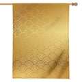 Gold Chinese Pattern Print House Flag