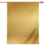 Gold Chinese Pattern Print House Flag