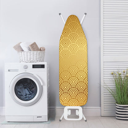 Gold Chinese Pattern Print Ironing Board Cover