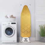 Gold Chinese Pattern Print Ironing Board Cover
