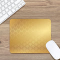 Gold Chinese Pattern Print Mouse Pad