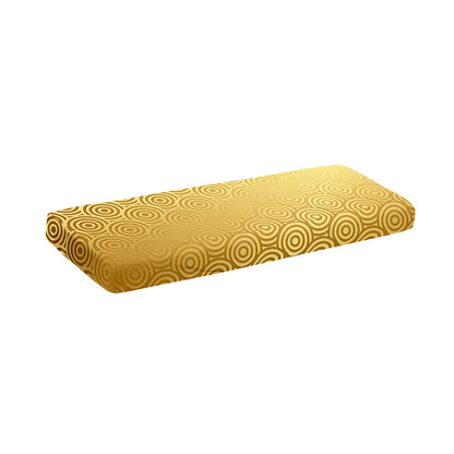 Gold Chinese Pattern Print Piano Keyboard Cover