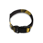 Gold Circle Celtic Knot Symbol Print Dog Collar