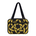 Gold Circle Celtic Knot Symbol Print Double Strap Bible Bag
