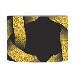 Gold Circle Celtic Knot Symbol Print Drum Lamp Shade