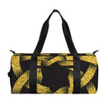 Gold Circle Celtic Knot Symbol Print Gym Bag