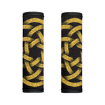 Gold Circle Celtic Knot Symbol Print Handle Covers