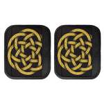 Gold Circle Celtic Knot Symbol Print Handle Covers