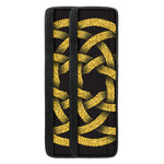 Gold Circle Celtic Knot Symbol Print Refrigerator Handle Covers
