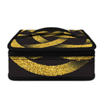 Gold Circle Celtic Knot Symbol Print Small Lunch Bag