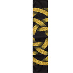 Gold Circle Celtic Knot Symbol Print Table Runner