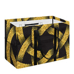 Gold Circle Celtic Knot Symbol Print Utility Tote Bag