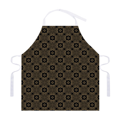 Gold Clover St. Patrick's Day Print Adjustable Apron