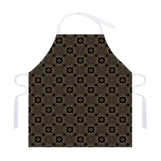 Gold Clover St. Patrick's Day Print Adjustable Apron