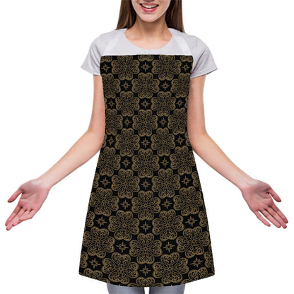 Gold Clover St. Patrick's Day Print Adjustable Apron