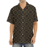 Gold Clover St. Patrick's Day Print Aloha Shirt