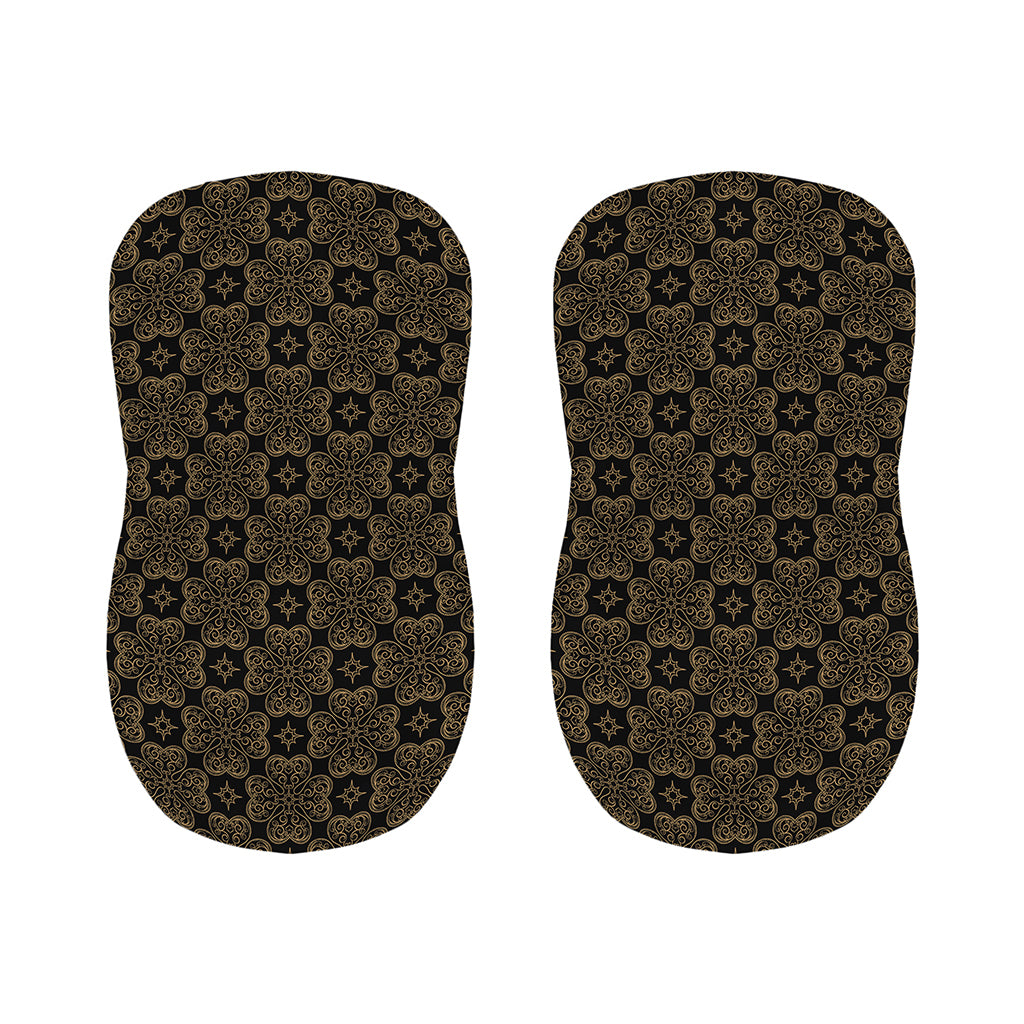 Gold Clover St. Patrick's Day Print Bar Stool Covers
