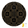 Gold Clover St. Patrick's Day Print Basketball
