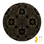 Gold Clover St. Patrick's Day Print Basketball