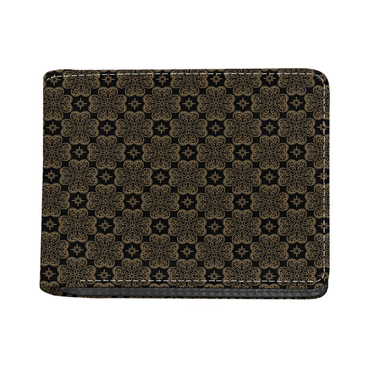 Gold Clover St. Patrick's Day Print Bifold Wallet