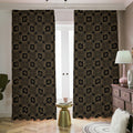 Gold Clover St. Patrick's Day Print Dimout Pencil Pleat Curtains