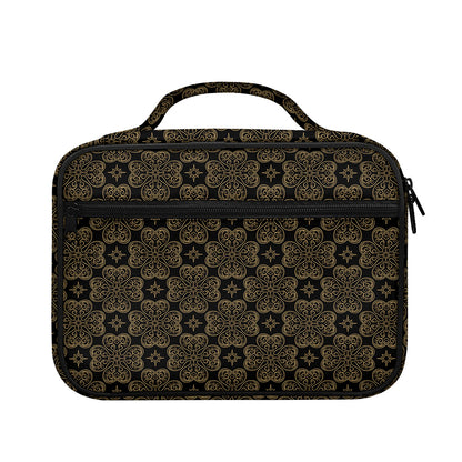 Gold Clover St. Patrick's Day Print Briefcase Bible Bag