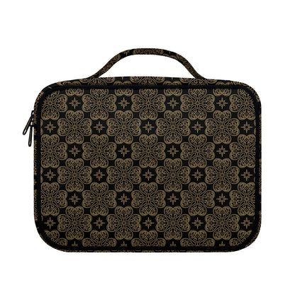 Gold Clover St. Patrick's Day Print Briefcase Bible Bag