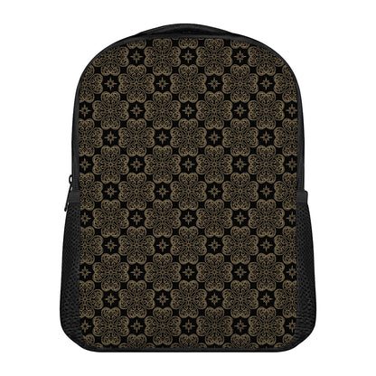 Gold Clover St. Patrick's Day Print Casual Backpack