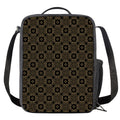 Gold Clover St. Patrick's Day Print Crossbody Lunch Bag