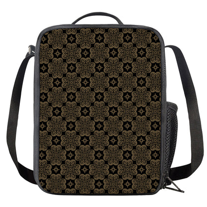 Gold Clover St. Patrick's Day Print Crossbody Lunch Bag