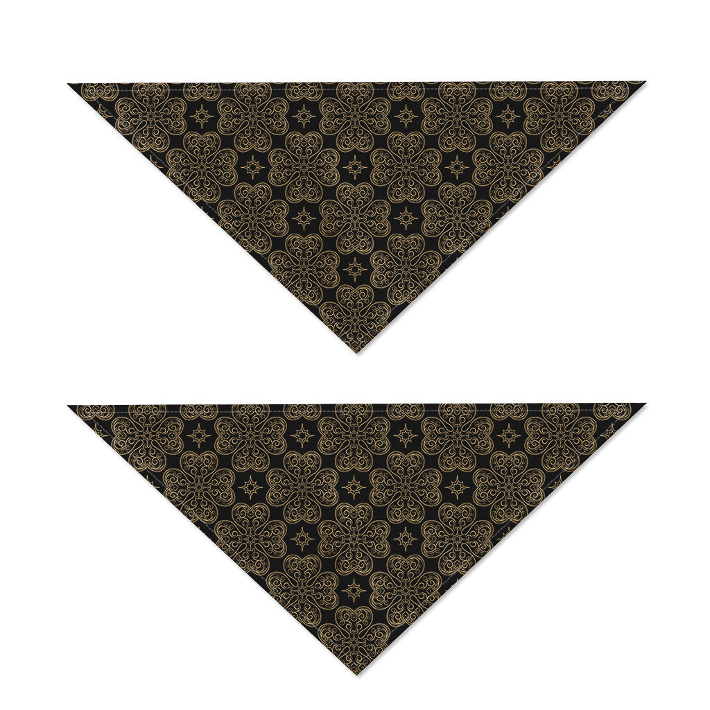 Gold Clover St. Patrick's Day Print Dog Bandana