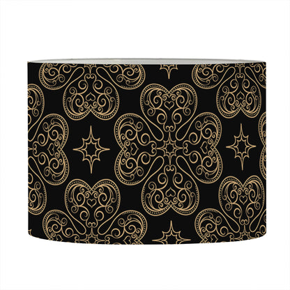 Gold Clover St. Patrick's Day Print Drum Lamp Shade