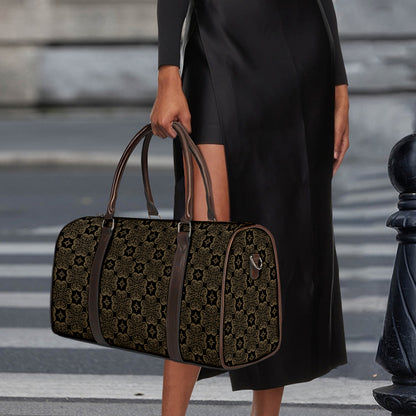 Gold Clover St. Patrick's Day Print Duffle Bag