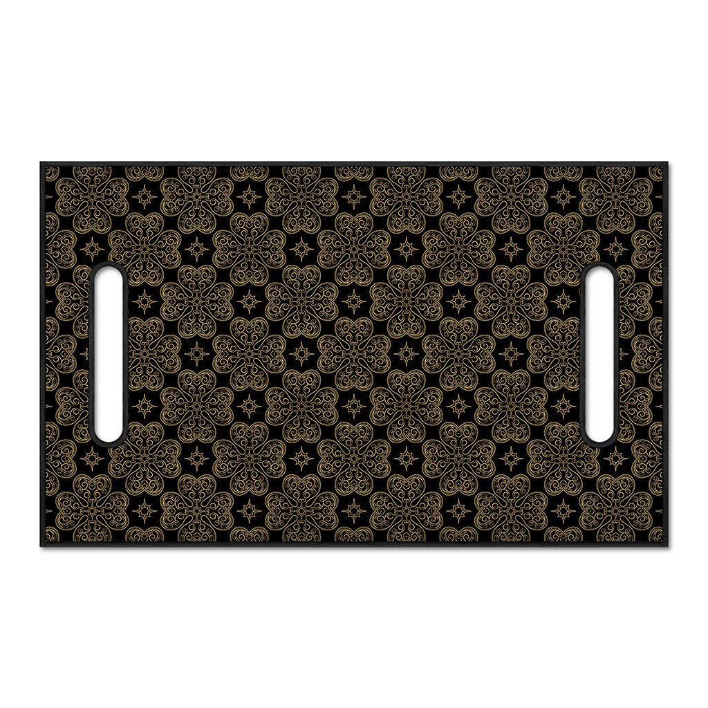 Gold Clover St. Patrick's Day Print Golf Cart Seat Cover