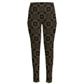 Gold Clover St. Patrick's Day Print High-Waisted Pocket Leggings
