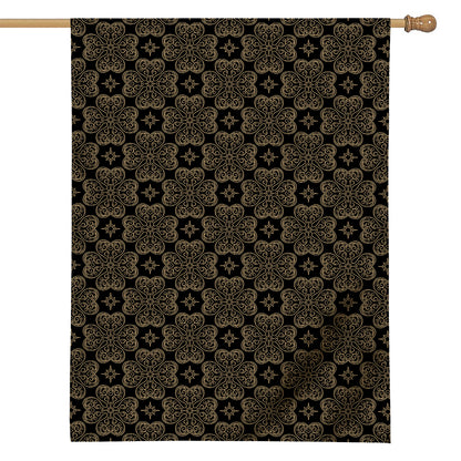 Gold Clover St. Patrick's Day Print House Flag