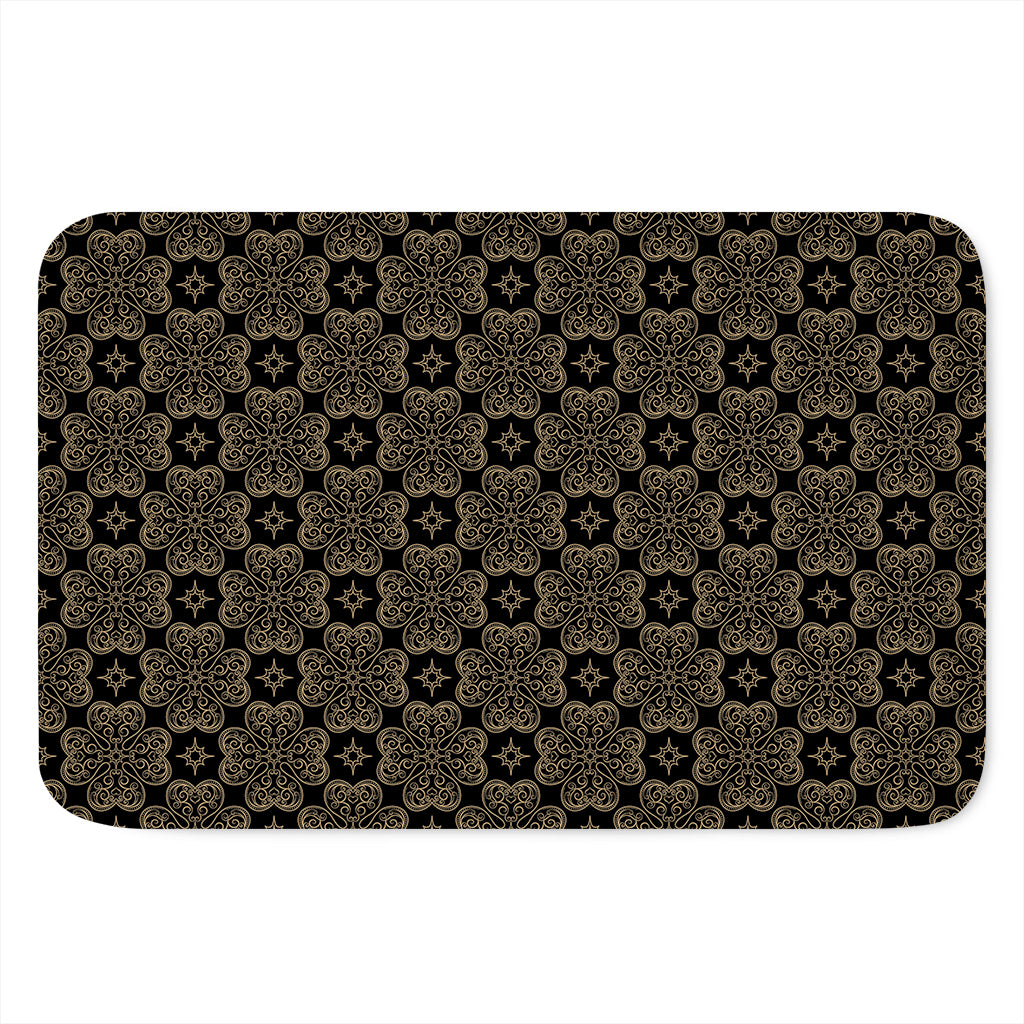Gold Clover St. Patrick's Day Print Indoor Door Mat
