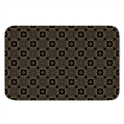 Gold Clover St. Patrick's Day Print Indoor Door Mat